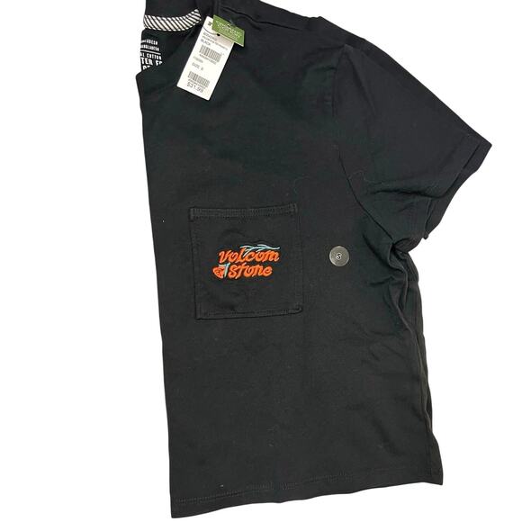 VOLCOM STONE CROPPED POCKET TEE - Picture 3 of 4